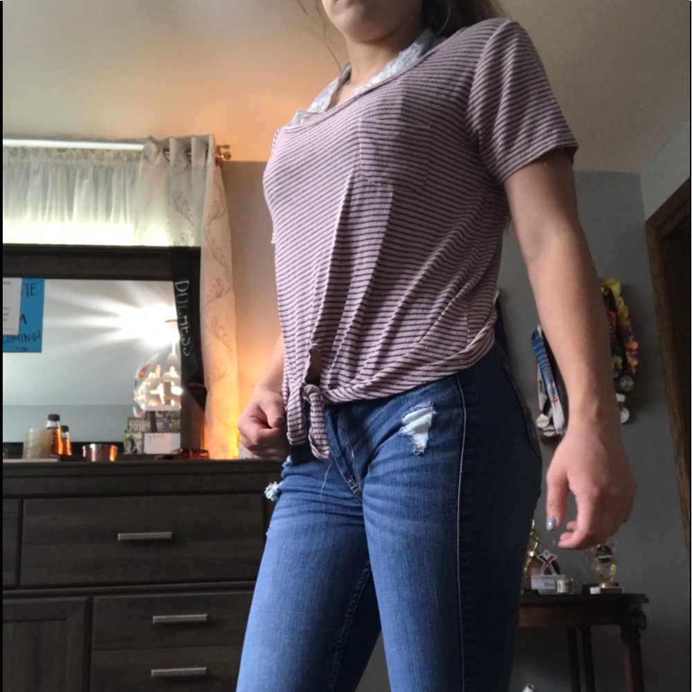 T-shirt crop top